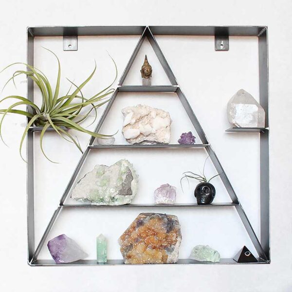Steel Crystal Display Shelf
