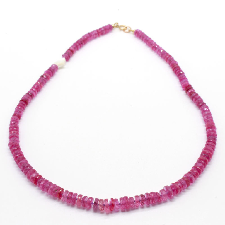 Hand-Knotted Ruby Necklace