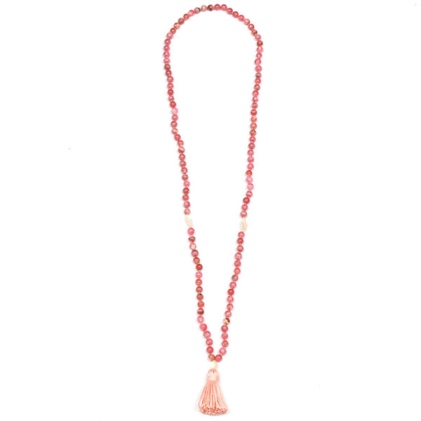Rhodochrosite Mala Necklace