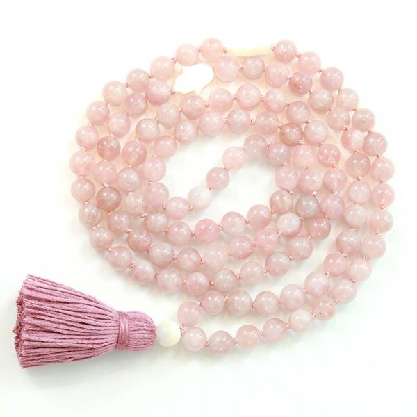 Rose Quartz Mala – 8mm (Madagascar)