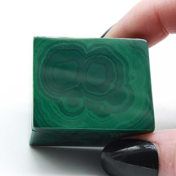 Polished Malachite box