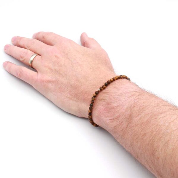 Men's tiger eye stretch bracelet