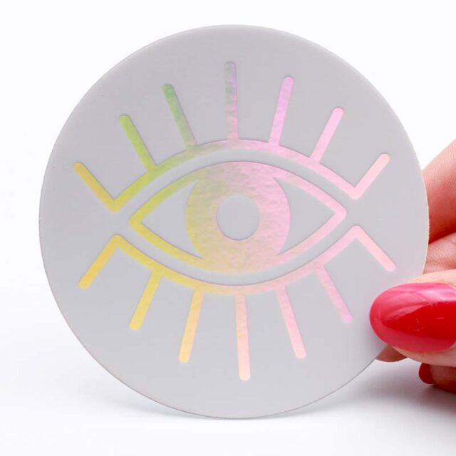 holographic eye sticker