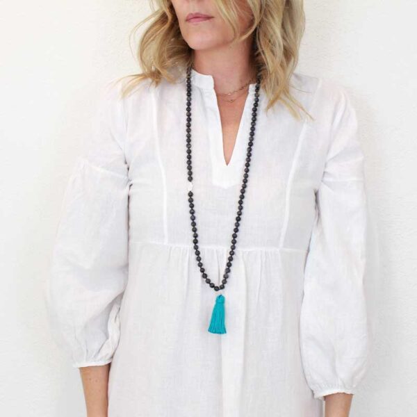 Iolite Mala Beads