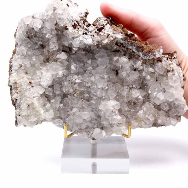 Clear Quartz with Manganese Inclusions