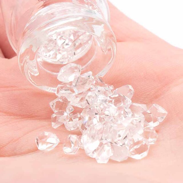 Tiny Herkimer Diamonds
